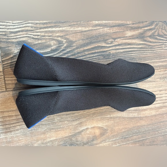 ROTHYS ROTHY’S KNIT BALLET FLAT BLACK ROUND TOE SIZE 11 - Picture 3 of 8